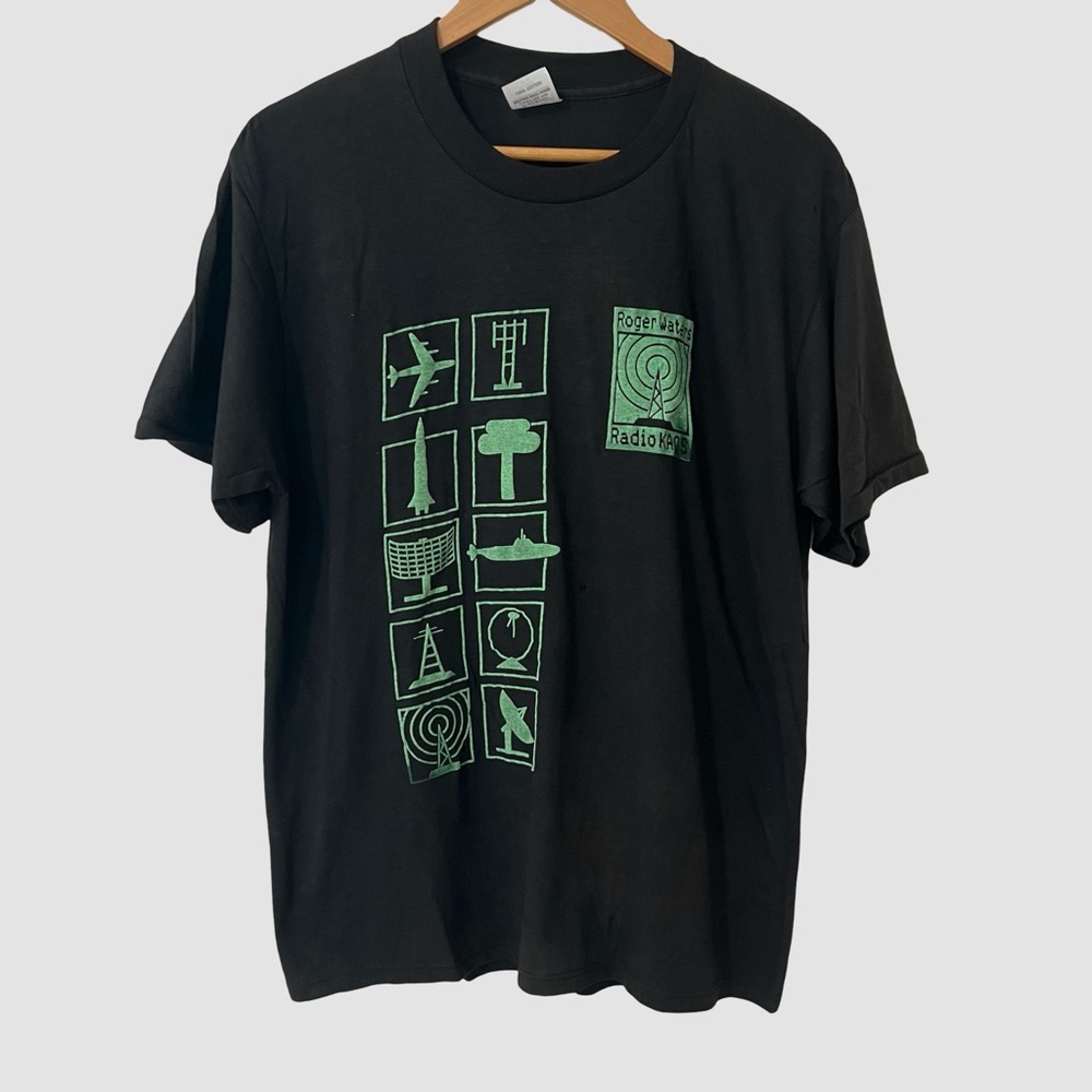 Vintage 1987 Roger Waters Radio KAOS Tour Single Stitch T-Shirt XL